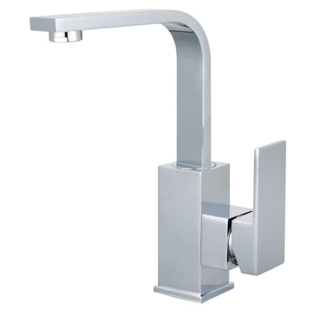 Fauceture LS8461CL Single-Handle Bathroom Faucet with Push Pop-Up, Polished Chrome LS8461CL